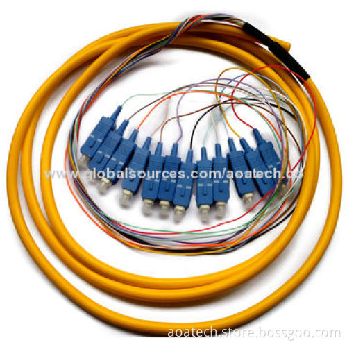 Optic Fiber, Fan Out Pigtail, Suitable for Telecommunication and Testing Equipment